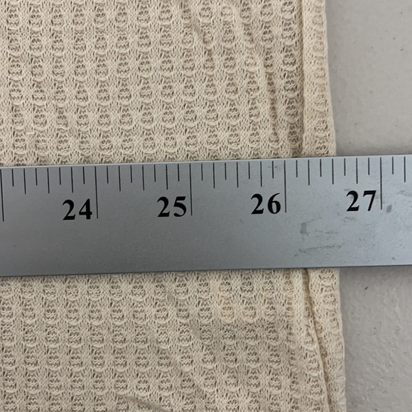 Chicsoul Curved Hem Slouchy Dolman Tunic Oatmeal Thermal Shirt Women Size 2XL - Picture 6 of 7